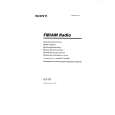 SONY ICF-18 Owner's Manual cover photo