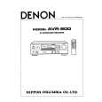 DENON AVR900 Owner's Manual cover photo