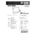 SONY KV16XMB Service Manual cover photo