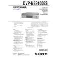 SONY DVPNS9100ES Service Manual cover photo