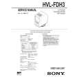 SONY HVL-FDH3 Service Manual cover photo