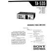 SONY TA-535 Service Manual cover photo
