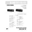 SONY XR4140 Service Manual cover photo