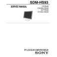 SONY SDM-HS93 Service Manual cover photo