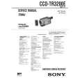 SONY CCDTR3200E Service Manual cover photo