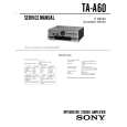 SONY TA-A60 Service Manual cover photo
