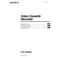 SONY SVO3500MD Owner's Manual cover photo