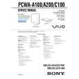 SONY PCWAA100 Service Manual cover photo