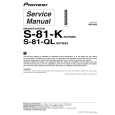 PIONEER S-81-K/SXTW/E5 Service Manual cover photo