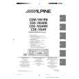 ALPINE CDE7854RM Owner's Manual cover photo
