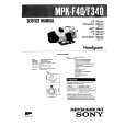 SONY MPKF340 Service Manual cover photo