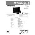 SONY KV21XSD Service Manual cover photo