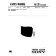 SONY KVS3433B Service Manual cover photo