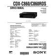 SONY CDXC860 Service Manual cover photo