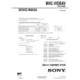 SONY MHCVX90AV Service Manual cover photo