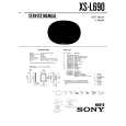 SONY XSL690 Service Manual cover photo