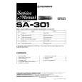 PIONEER SA-301 Service Manual cover photo