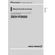 PIONEER DEH-P2650/X1R/EC Owner's Manual cover photo