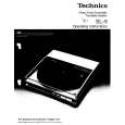 TECHNICS SL-5 Owner's Manual cover photo