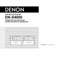 DENON DN-D4000 Owner's Manual cover photo