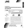 JVC KD-SX927R Owner's Manual cover photo