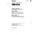 SONY RMX14 Owner's Manual cover photo