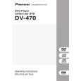 PIONEER DV-470 Owner's Manual cover photo