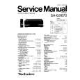 TECHNICS SA-GX670 Service Manual cover photo