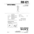 SONY RM-V21 Service Manual cover photo