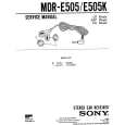 SONY MDR-E505 Service Manual cover photo