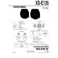 SONY XS-E135 Service Manual cover photo