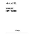 CANON BJC-4100 Parts Catalog cover photo