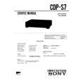 SONY CDPS7 Service Manual cover photo