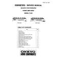 ONKYO TX30 Service Manual cover photo
