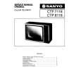 SANYO CTP8118 Service Manual cover photo