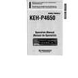PIONEER KEHP4650 Owner's Manual cover photo