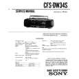 SONY CFSDW34S Service Manual cover photo