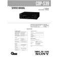 SONY CDPS39 Service Manual cover photo