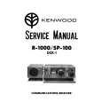 KENWOOD SP-100 Service Manual cover photo
