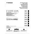 PIONEER F227 Owner's Manual cover photo