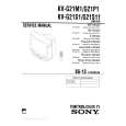 SONY KVG21M1 Service Manual cover photo