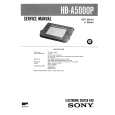 SONY HBA5000P Service Manual cover photo
