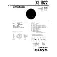 SONY XS1022 Service Manual cover photo