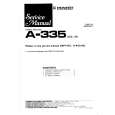 PIONEER A335 Service Manual cover photo