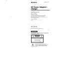 SONY DC-V515A Owner's Manual cover photo