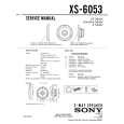 SONY XS6053 Service Manual cover photo