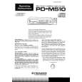 PIONEER PDM510 Owner's Manual cover photo