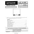 HITACHI C21F100 Service Manual cover photo