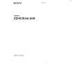 SONY CDU926S Owner's Manual cover photo