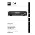 NAD L54 Owner's Manual cover photo